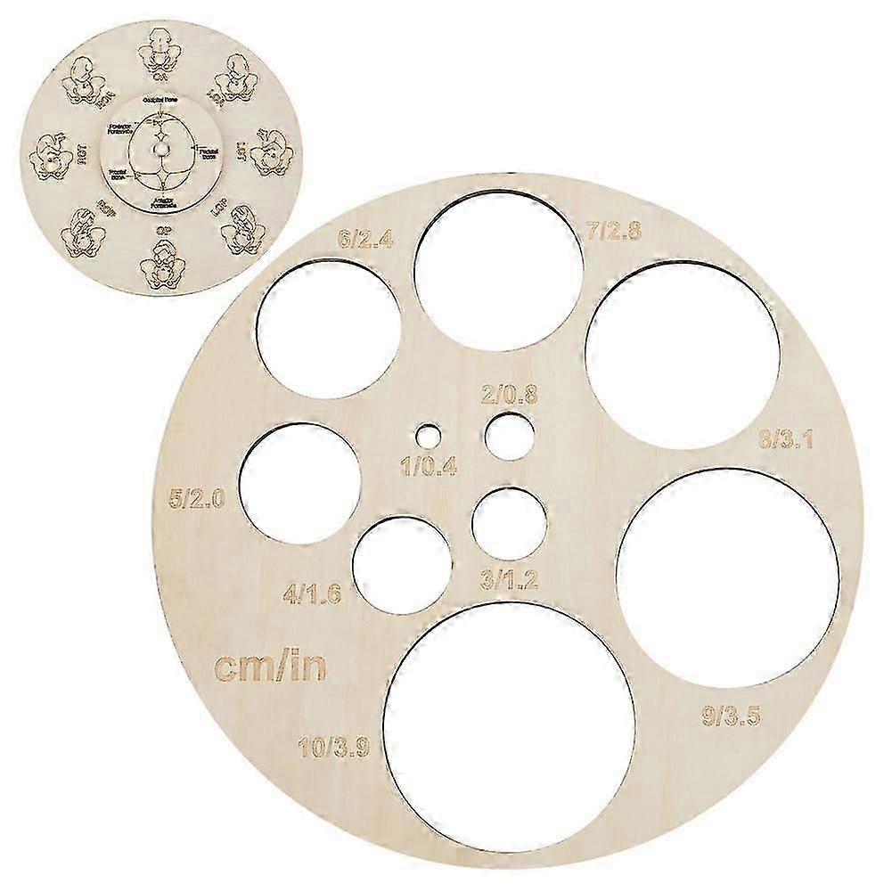 2pcs Dilation Board Midwife Fetal Position Tool With Inch Scale Dilation Chart Birth Chart Dilation Wheel For Cl