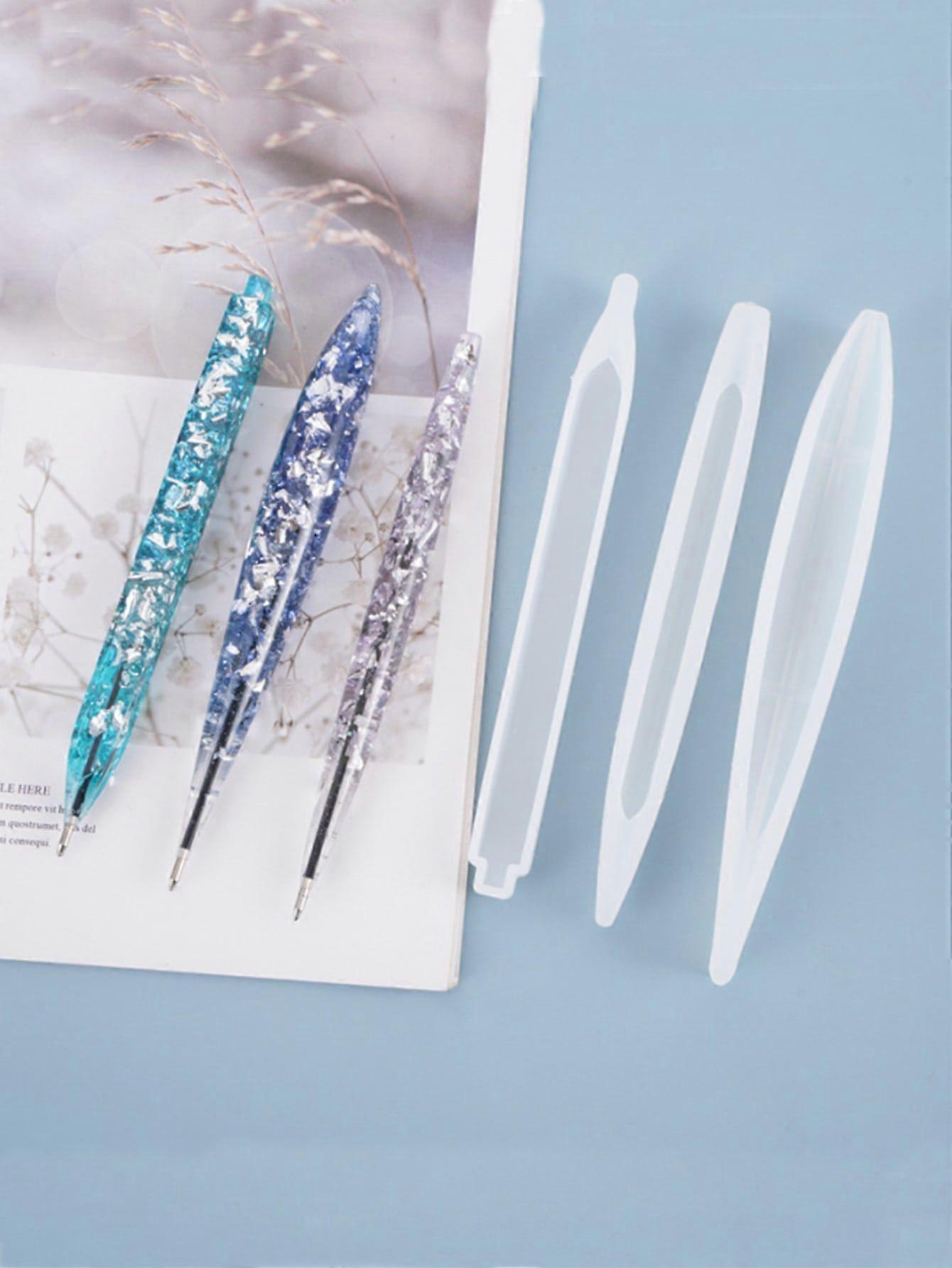 3 قطع قالب سيليكون DIY ، قالب سيليكون على شكل قلم الإبداعي