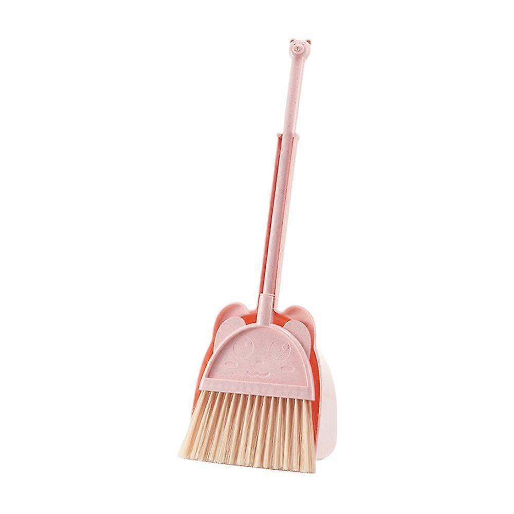 Mini Small Broom Dustpan Set Children's Learning Sweeping Tools Household Soft Wool Broom Broom Set Dustpan Combination