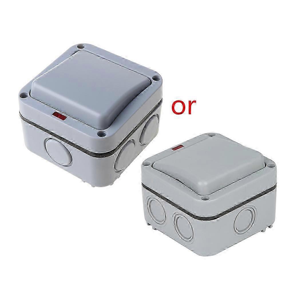 MP12 Wall Switch Outdoor Waterproof Dust-proof Wall Switch Socket for Garden P20250110939