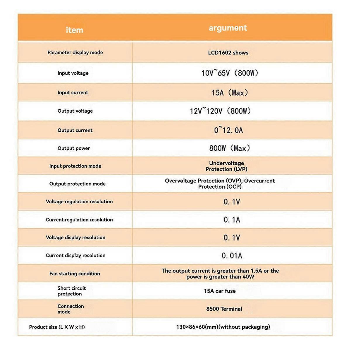 DPX800/LCD Liquid Crystal Display DC Numerical Control Boost Constant Voltage Supply Communication Solar MPPT Charging
