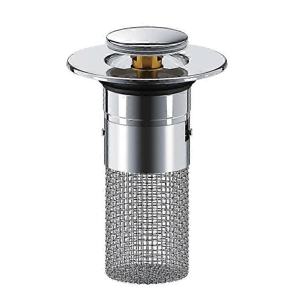 1/2 stuks RVS Universele Badkamer Gootsteen Douchebak Pop-Up Plug Afvoer Stopper