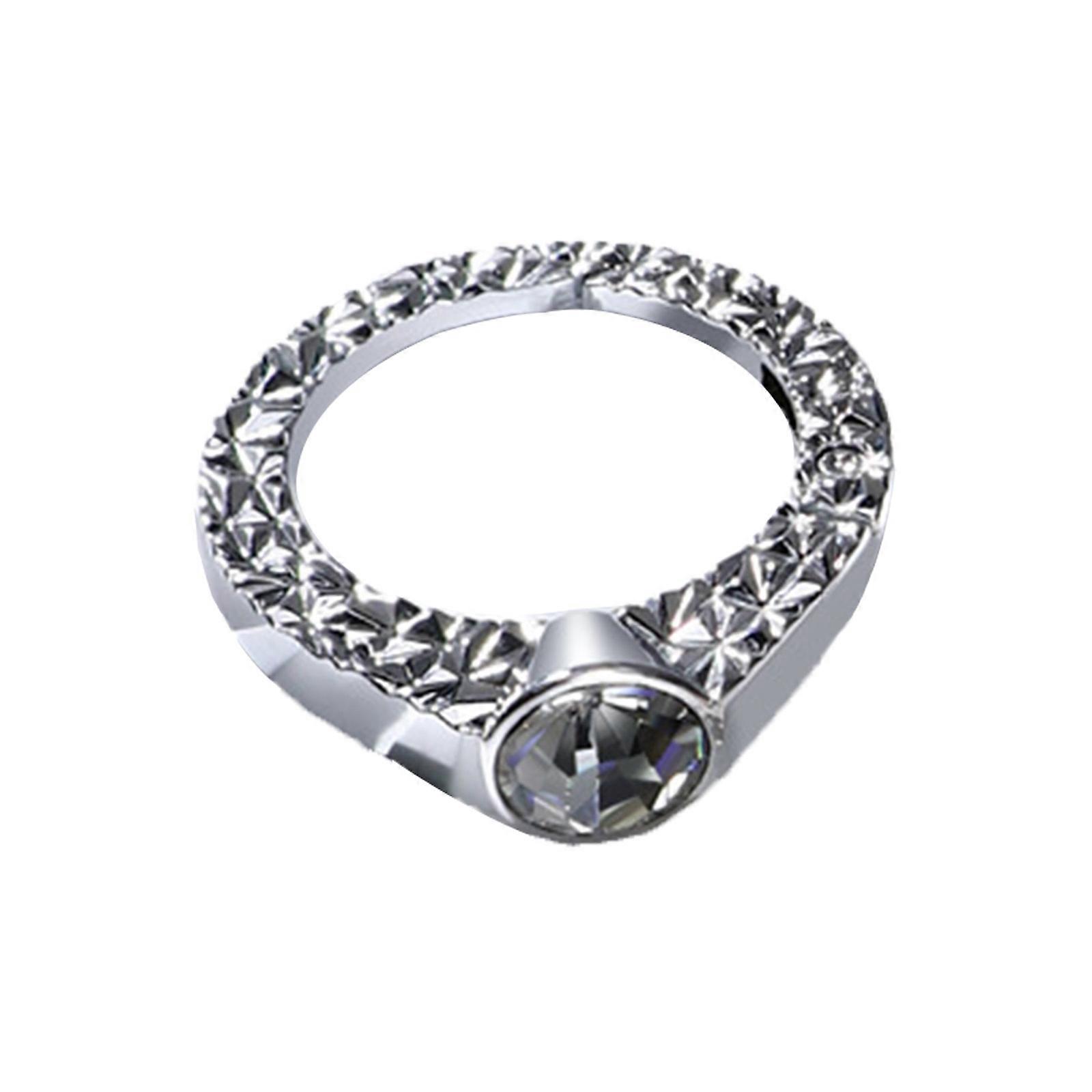 Sparkling Diamonds Car Keychain Key Accessory Delicate Car Key Charm Zinc Alloy Texture Key Holder for Everyday Use