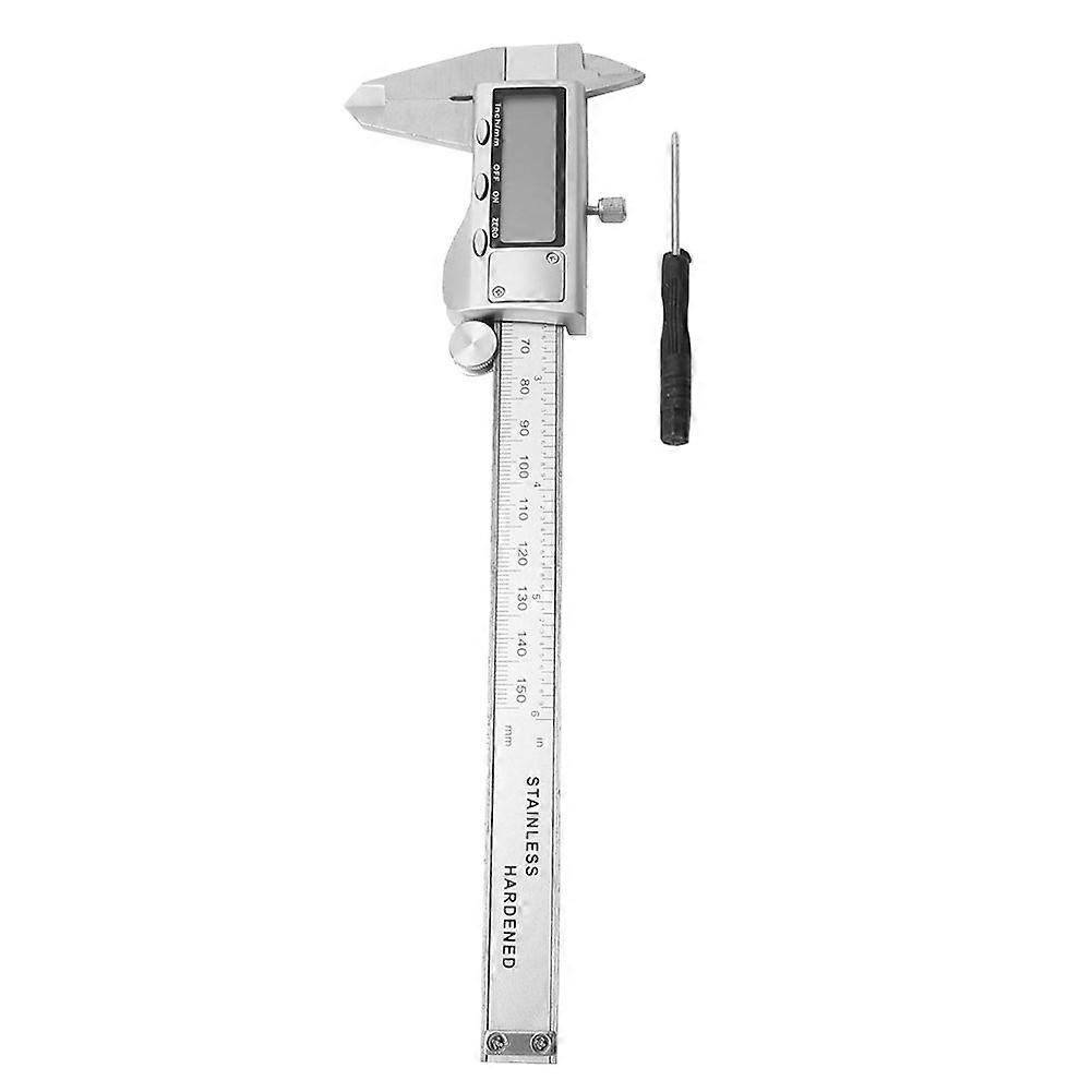 Calibre Digital Vernier Eletrônico de Aço Inoxidável 6 polegadas 150mm (Low End)