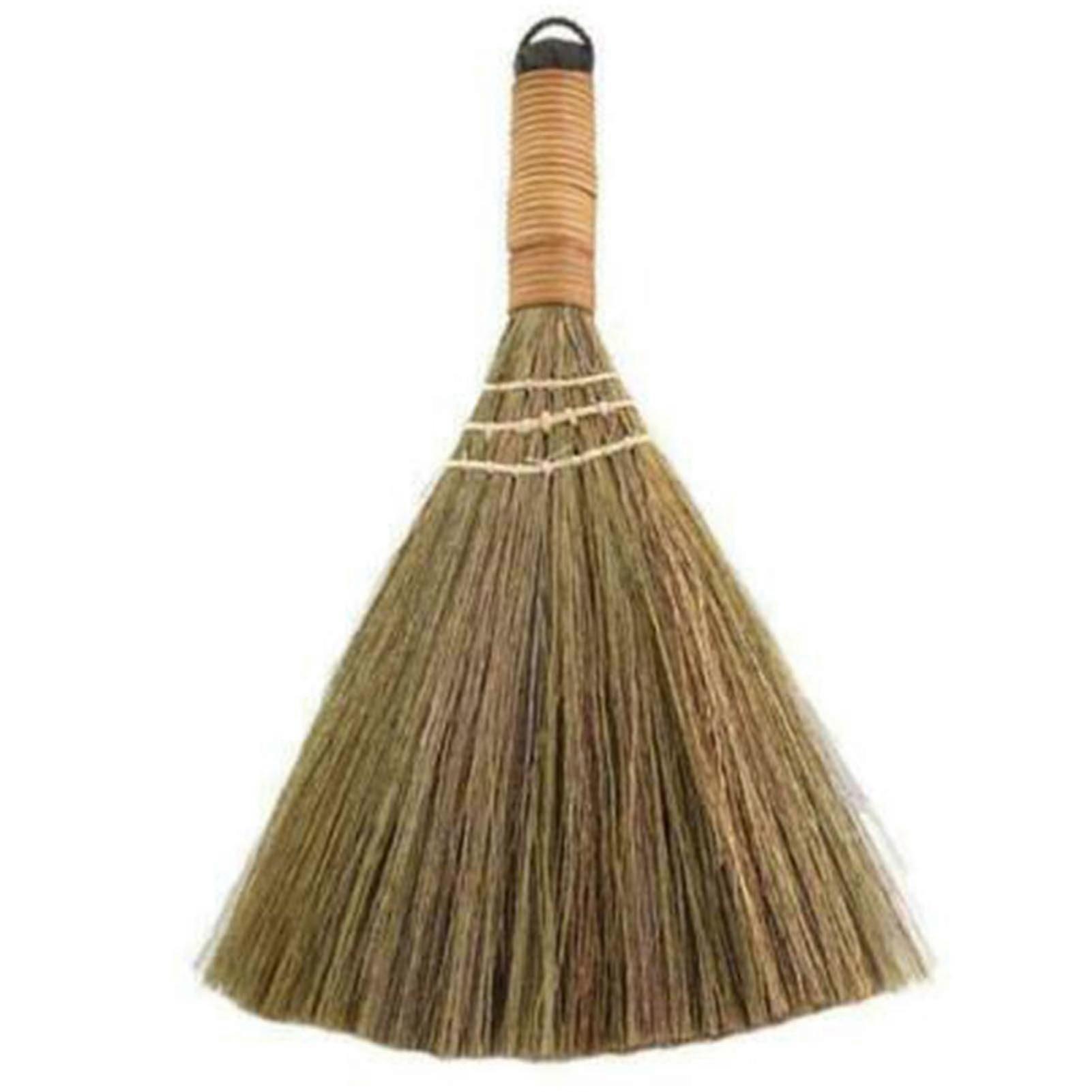 Japanese Style Broom with Short-Handle Soft Bristle Wood Floor Brush Clean Sweeping Multifunction