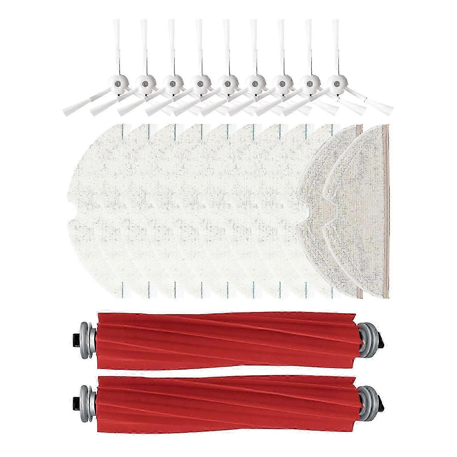 Mopping Cloth Main Brush Edge-sweeping Brushes For Roborock T8 Robot
