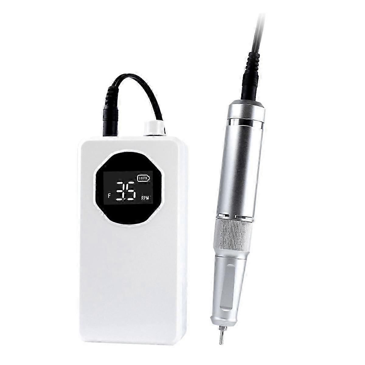 Nail Polish Machine, Manicure Polisher, Portable Rechargeable Home Polisher, 2-In-1 Manicure Tool W