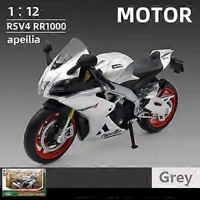 1:12 GSX-R1000R סגסוגת אופנוע מירוץ דגם Diecast רחוב קרוס קאנטרי דגם סימולציה גבוהה צעצועים לילדים מתנה MAXP