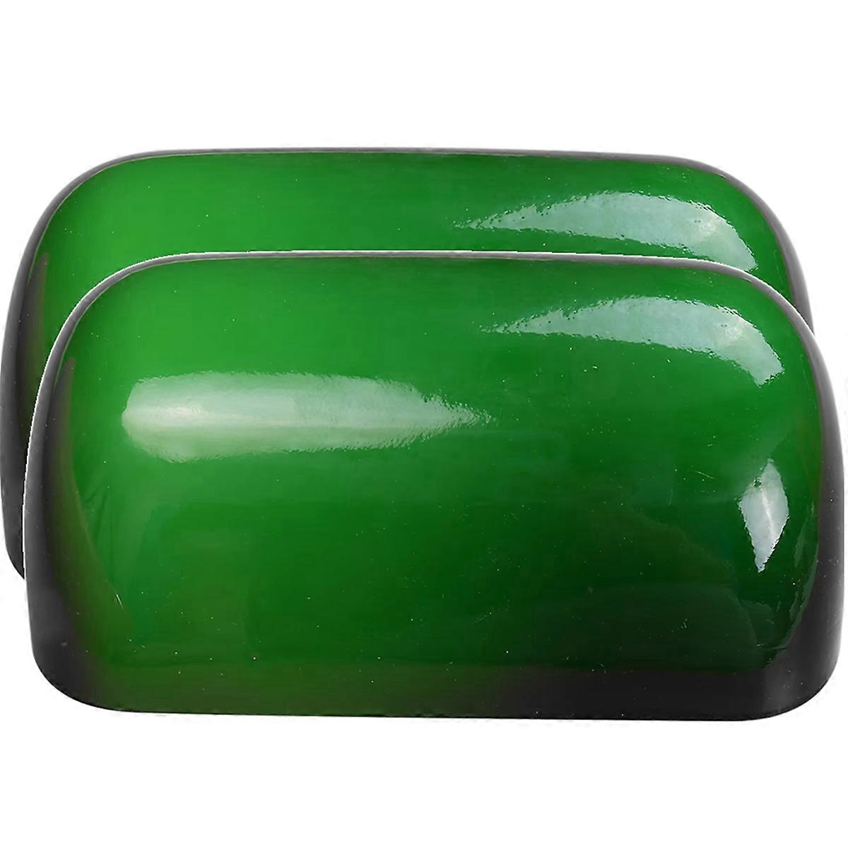 The New Green Color GLASS BANKER LAMP COVER/Bankers Lamp Glass Shade Lampshade