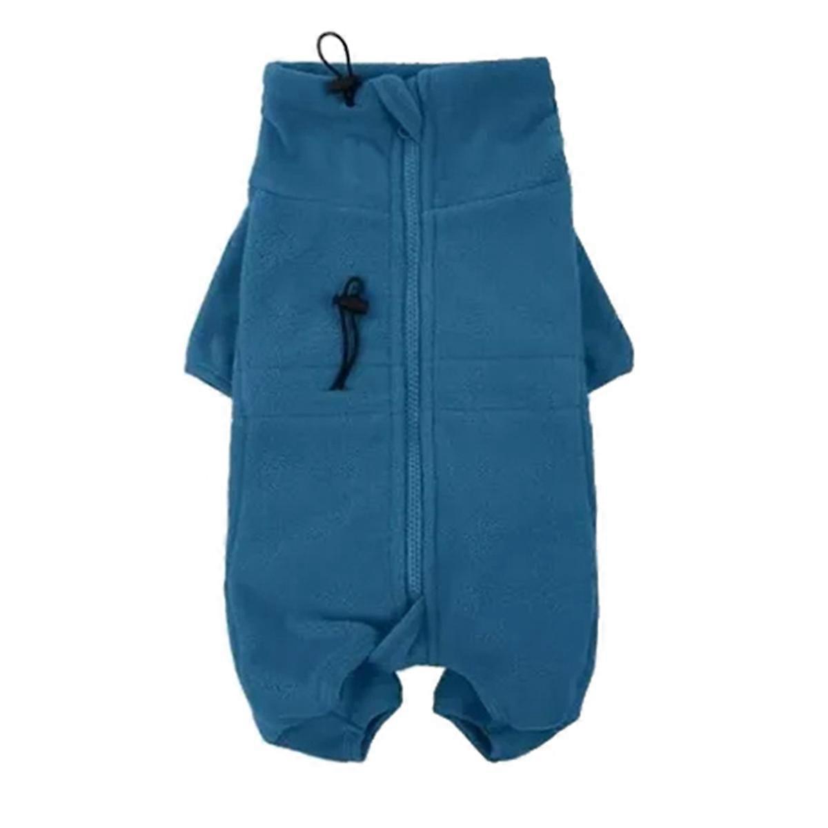 Dog Winter Coat Soft Fleece Pullover Pajamas, Pet Warm Cold Weather Jacket Vest Cozy Jumpsuit Appar