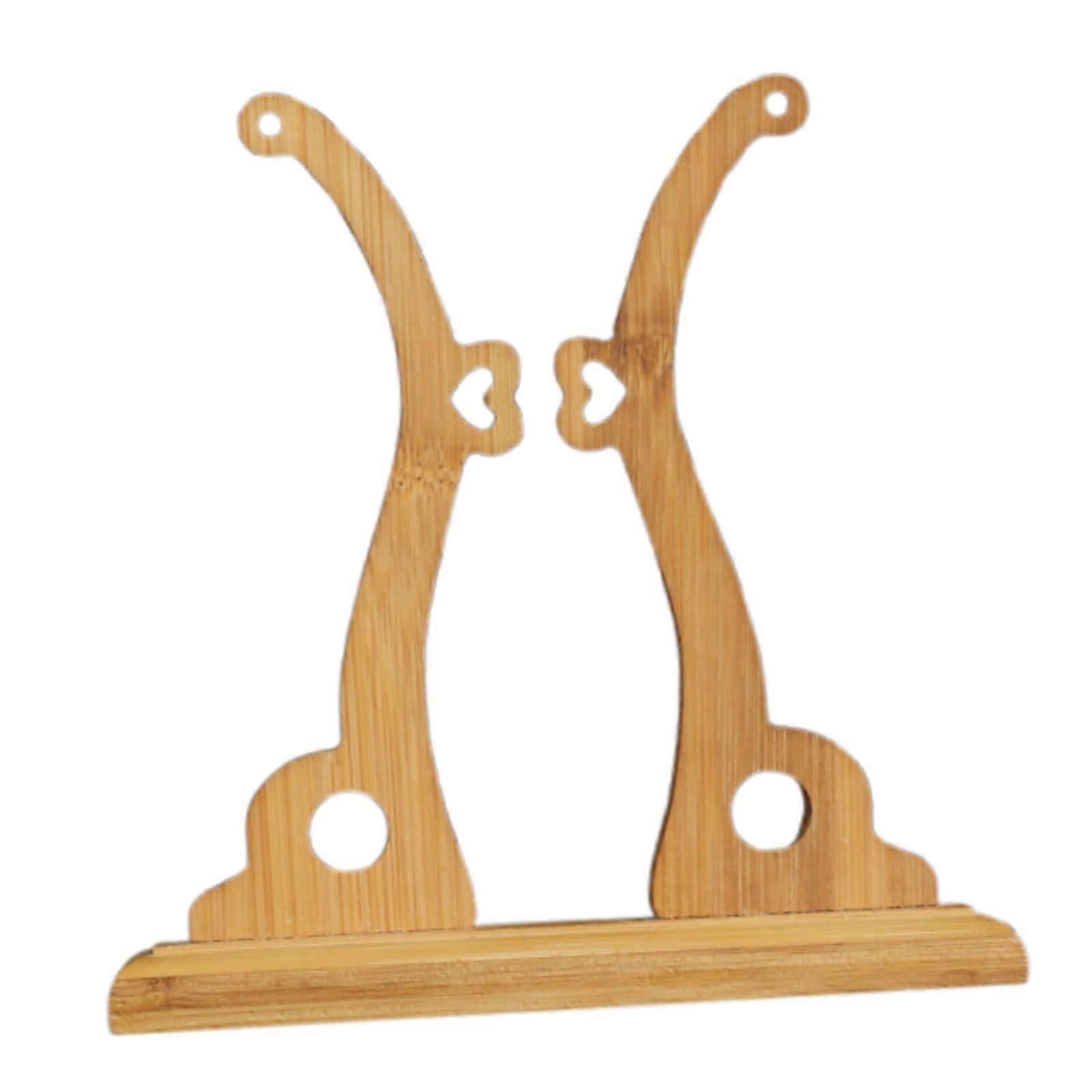 中国の手の扇子のスタンドアートの装飾のペーパーオリエンタル扇子エレガントな扇子のホルダースタンドBmaboo小さい