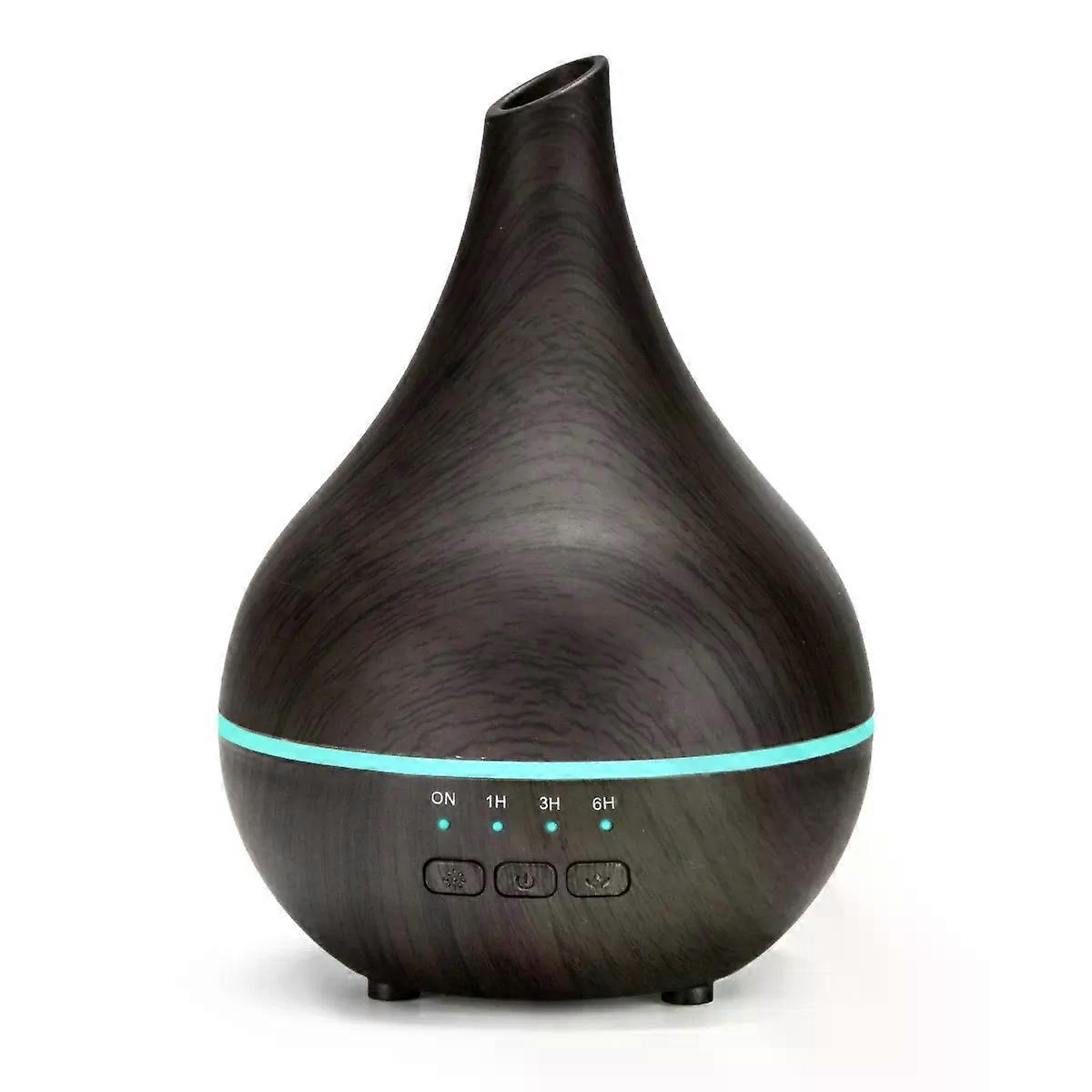 120Ml Electric Air Humidifier Mini Wood Grain Aroma Diffuser Essential Oil Aroma Cool Mist Maker With Led Usb For Home