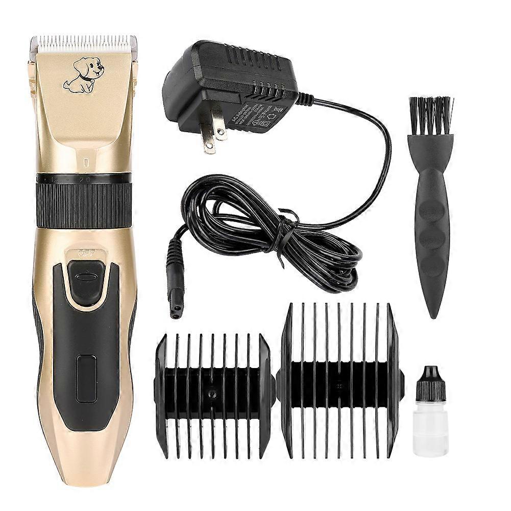 Efficient Pets Dogs Electric Hair Trimmer for Cats and Dogs, Rechargeable Groomer with Quiet Motor and Adjustable Blade