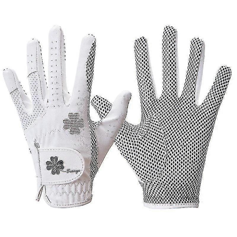 Women's Leather Golf Gloves One Pair