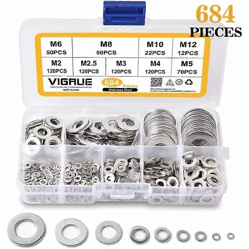 Assorted Hardware Washers, Corrosion Resistant And Suitable For Household Appliances