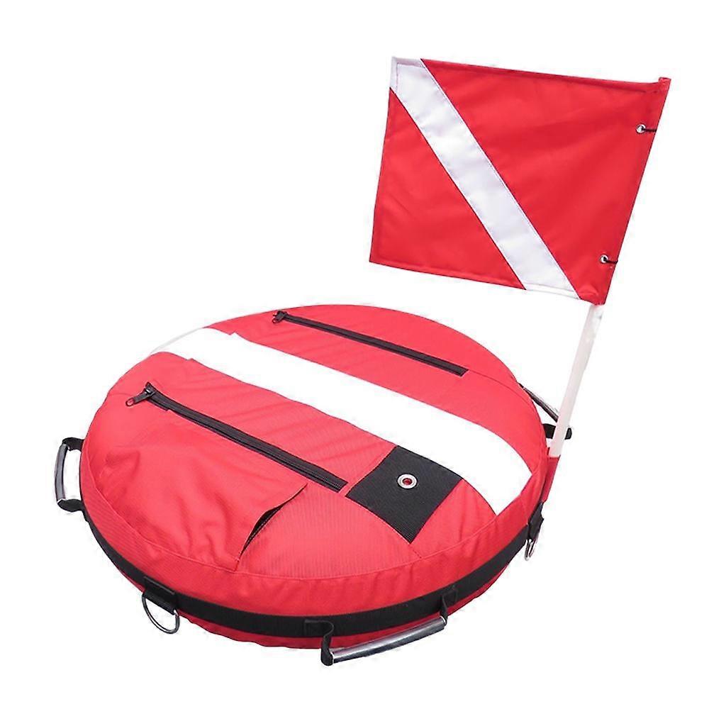 diving Buoy Float with Dive Flag, Sea High Visibility Training Buoy, Float Sign