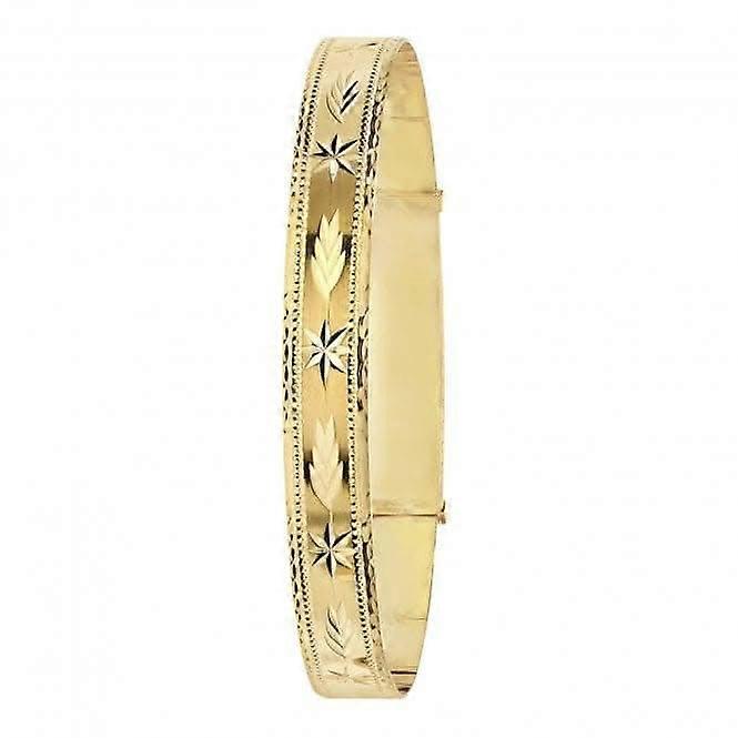 9ct Yellow Gold Ladies Bangle BN147