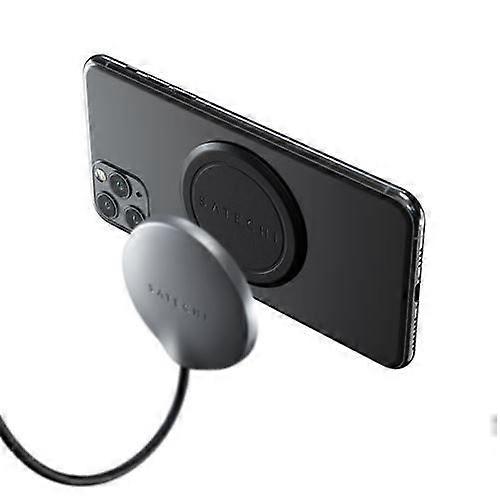 Pegatina de carga magnética Satechi para iPhone 11 gris