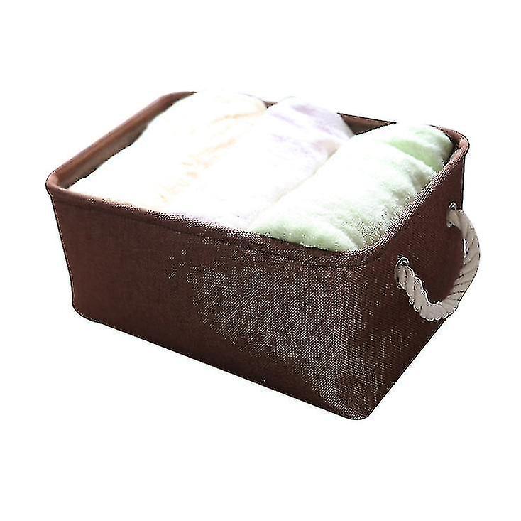 Fabric Storage Baskets, Rectangular Collapsible Baskets For Shelves20*30*12cm