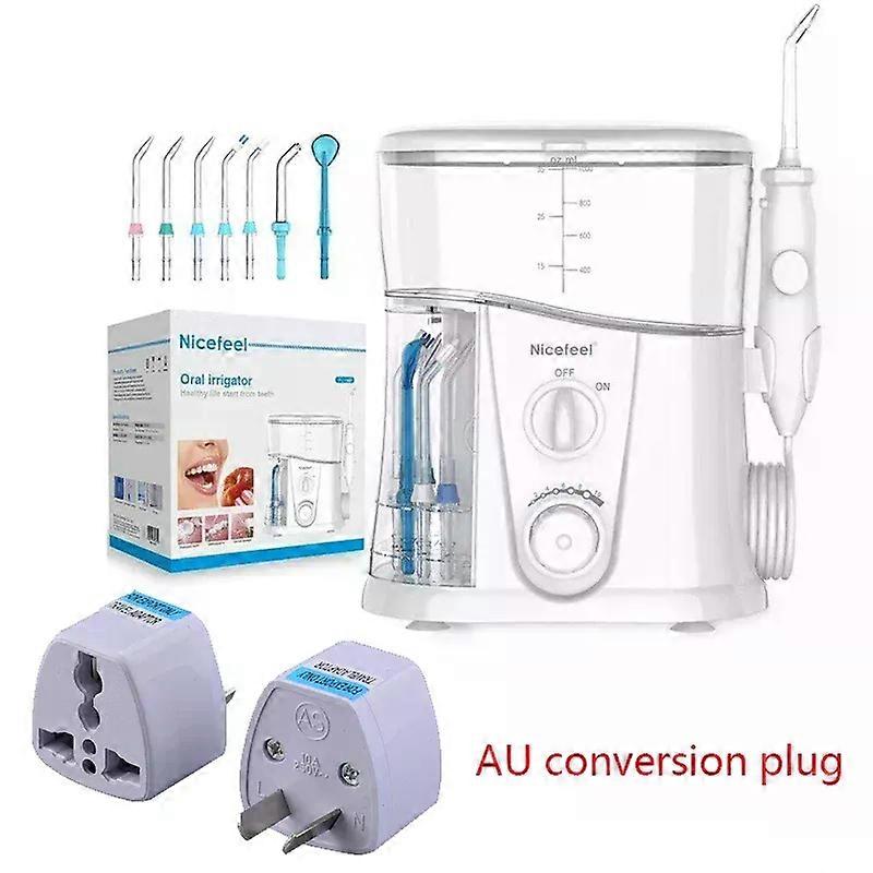 1000ml Elektrikli Oral Irrigator Diş Temizleyici Bakım Diş Flosser SPA Su Flosser Ayarlanabilir Basınç + 7 Adet Jet