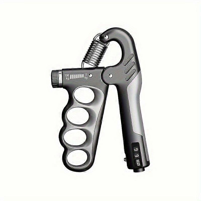 מאמן כוח אחיזה מתכוונן, 11-220 ק"ג אפור התנגדות