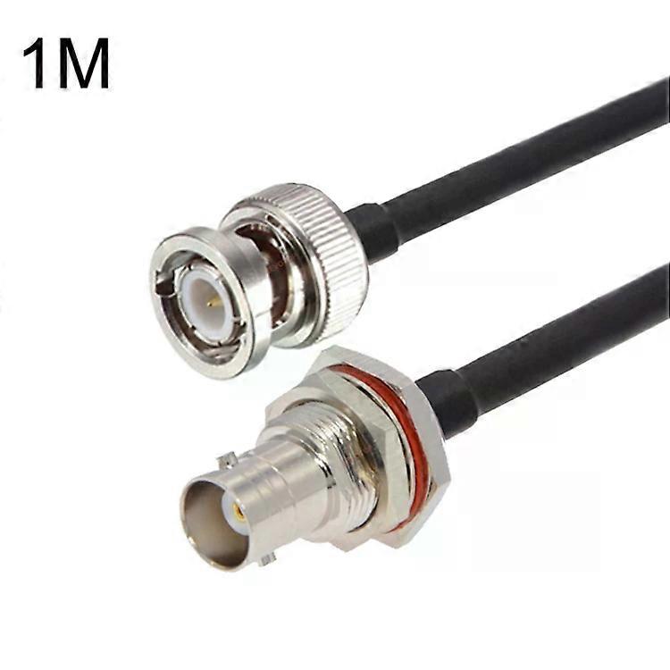 BNC Coaxial Adapter Cable-Waterproof Female to Male RG58,1m Length