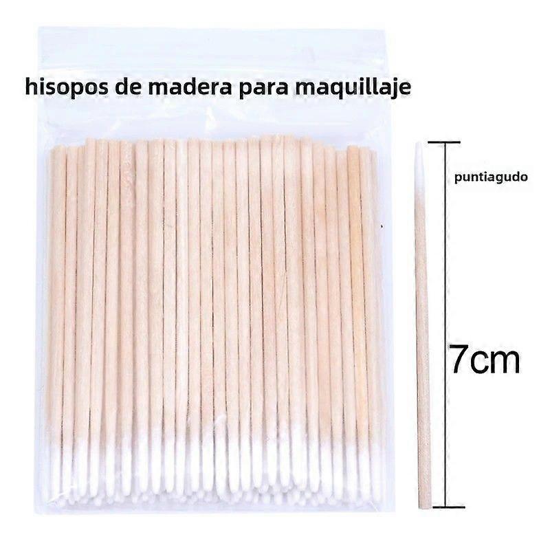Kekelala 50Pcs Disposable Lip Brushes and Lip Gloss Cleaning Micro Makeup Brushes for Eyelash Extension Home Use Tools