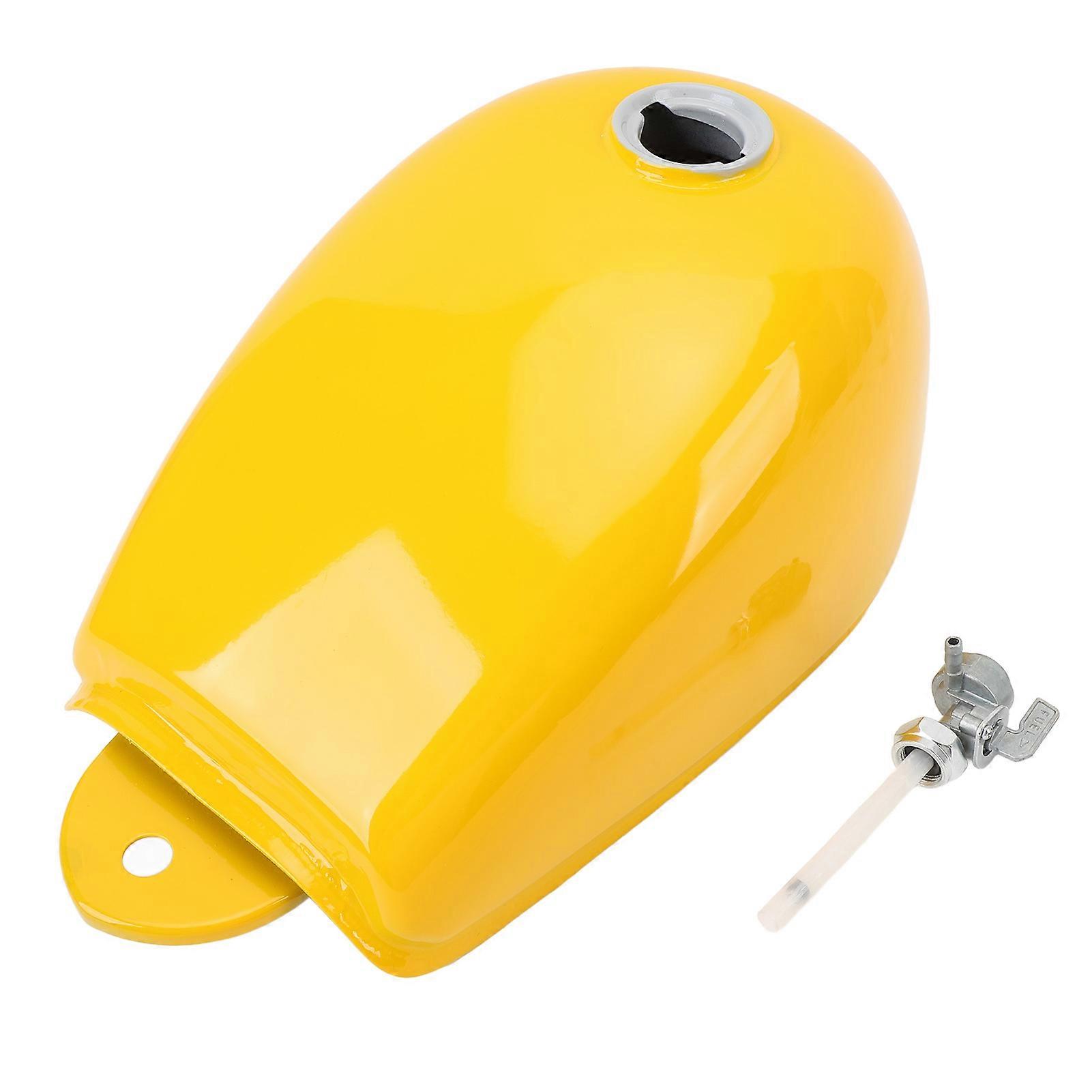 Réservoir de carburant jaune en fer pour moto, avec robinet de carburant, pour Mini Trail Monkey Bike Z50 Z50A Z50J Z50R