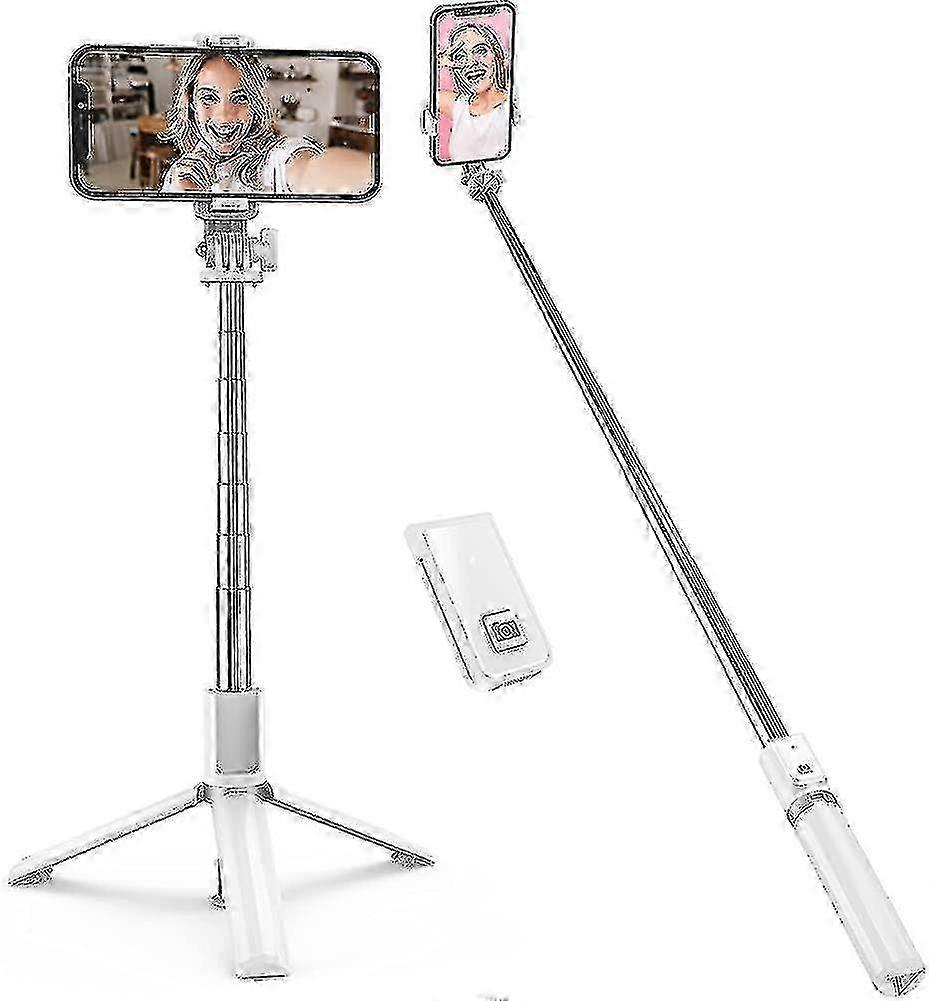 Selfie Pole Tripod. 40 ' Perched Bluetooth Selfie Stick Monopod Adjustable