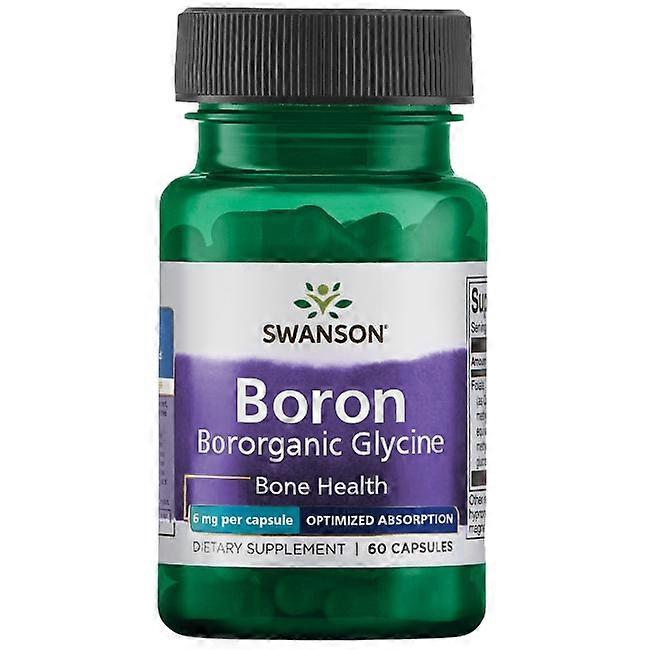 Boron från Albion Bororganic Glycine – 6 mg, 60 kapslar Swanson