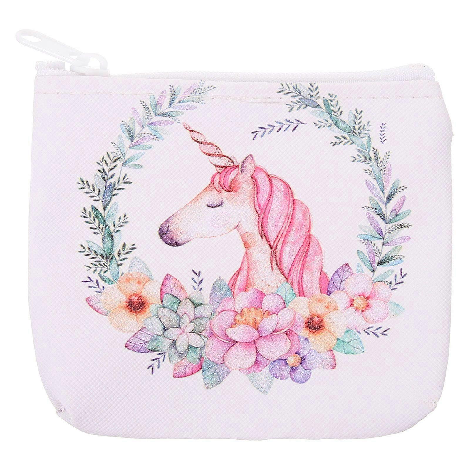 Torebka jednorożca Torebka dekoracyjna Mała torebka Śliczna torebka Torebka dla dziewczynki Przenośna torebka Torebka na zamek błyskawiczny