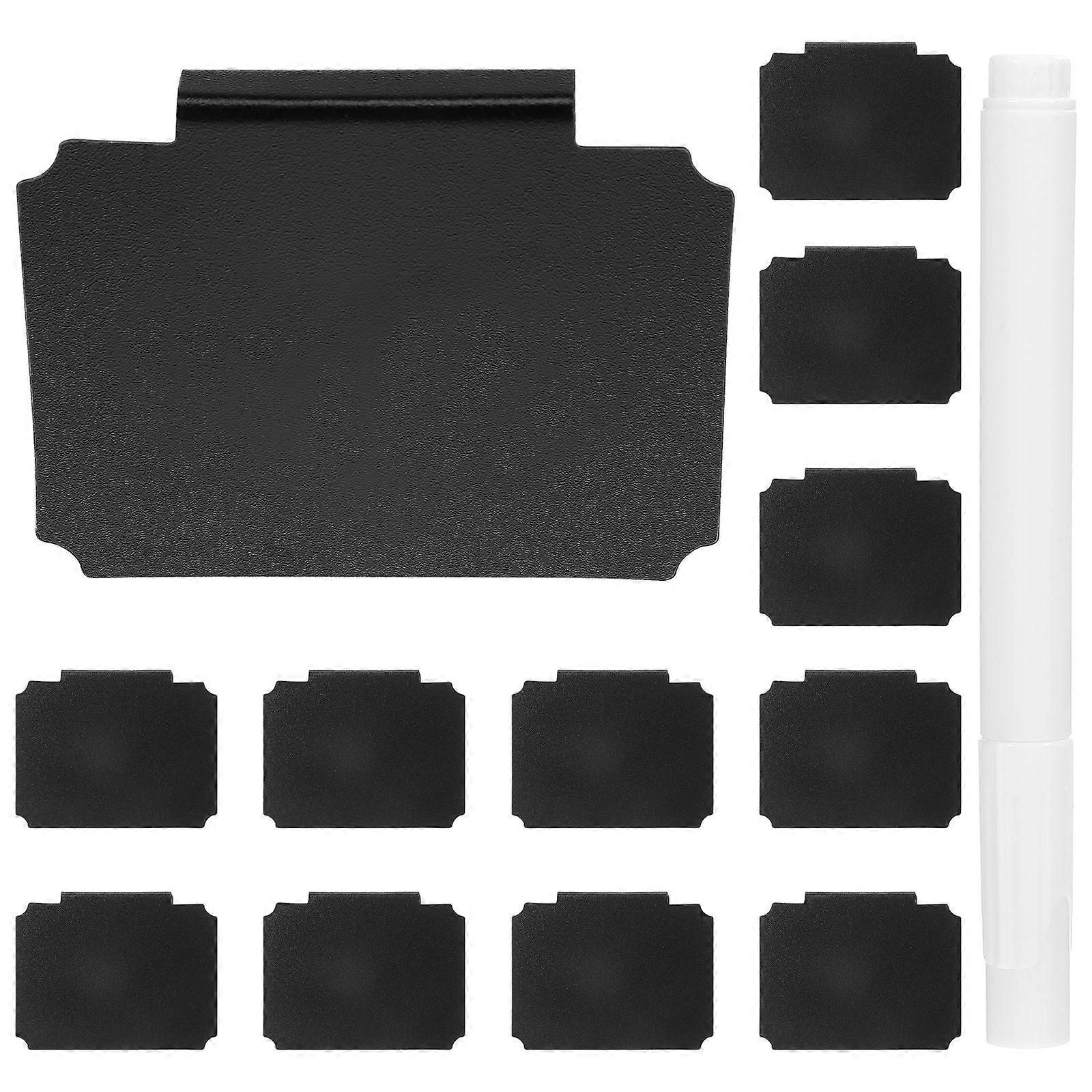 12 Pcs Basket Labels Tool Box Labels Price Tag Label Clips Pantry Labels Clip On Labels For Storage Bins