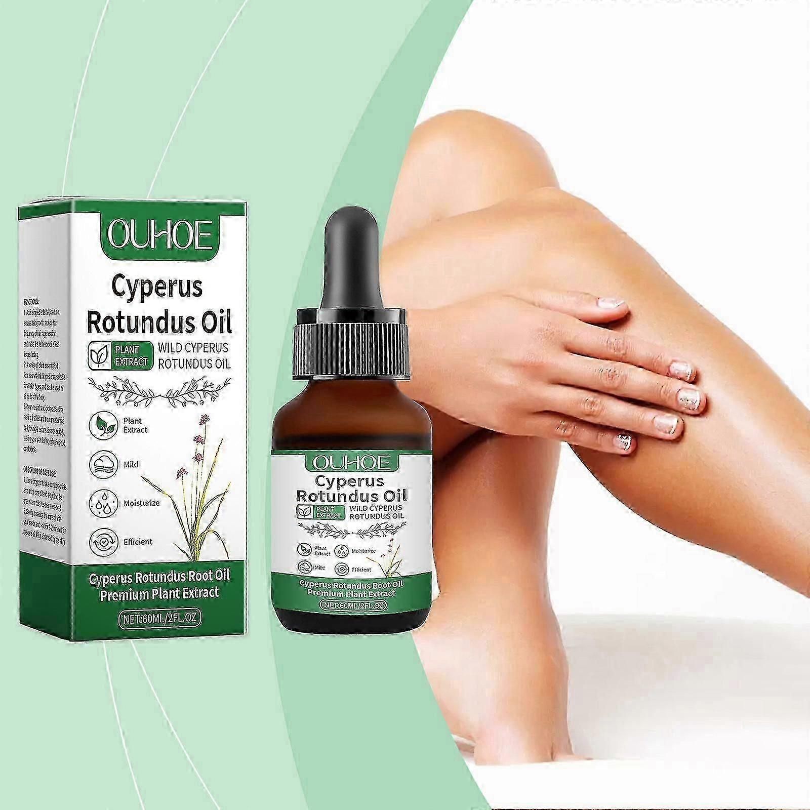 Cyperus Rotundus Oil, Cyperus Rotundus Oil για την αποτρίχωση, μειώνοντας την ανάπτυξη τρίχας σώματος, 100% Cyperus Rotundus Oil Φυσικό λάδι χόρτου ξηρών καρπών