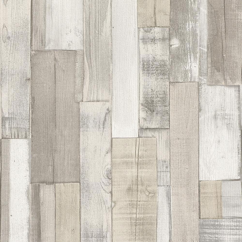 Papier peint effet bois