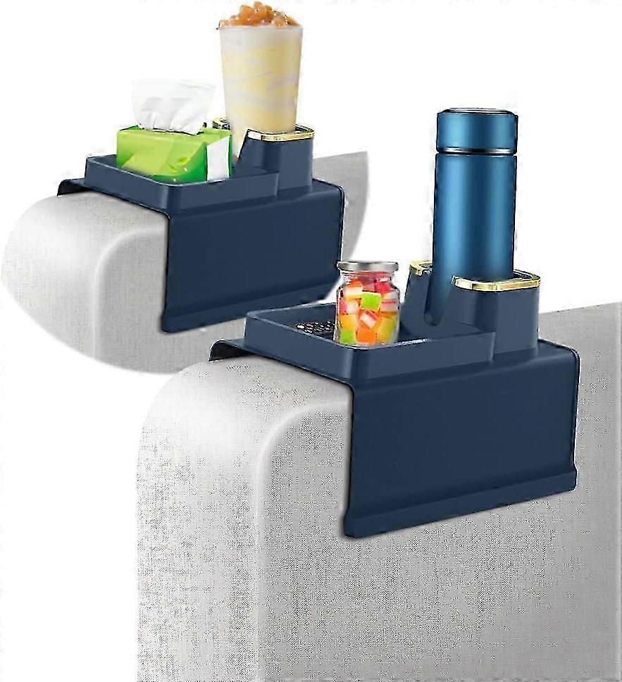 Silicone Sofa Cup Holder Tray, Portable Silicone Sofa Armrest Cup Holder, Flexible Non-Slip Sofa Armrest Tray, Simple and Stylish, Strong and Durable