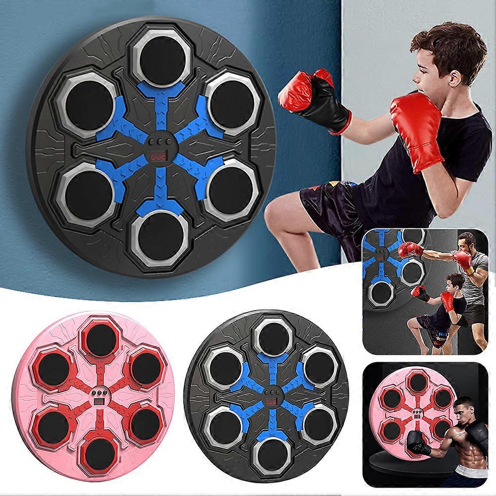 Smart Music Boxing Target for Adults and Children, Smart Bluetooth Boxing Target, 15 Speeds with Light, Smart Wall-Mounted Boxing Sandbag