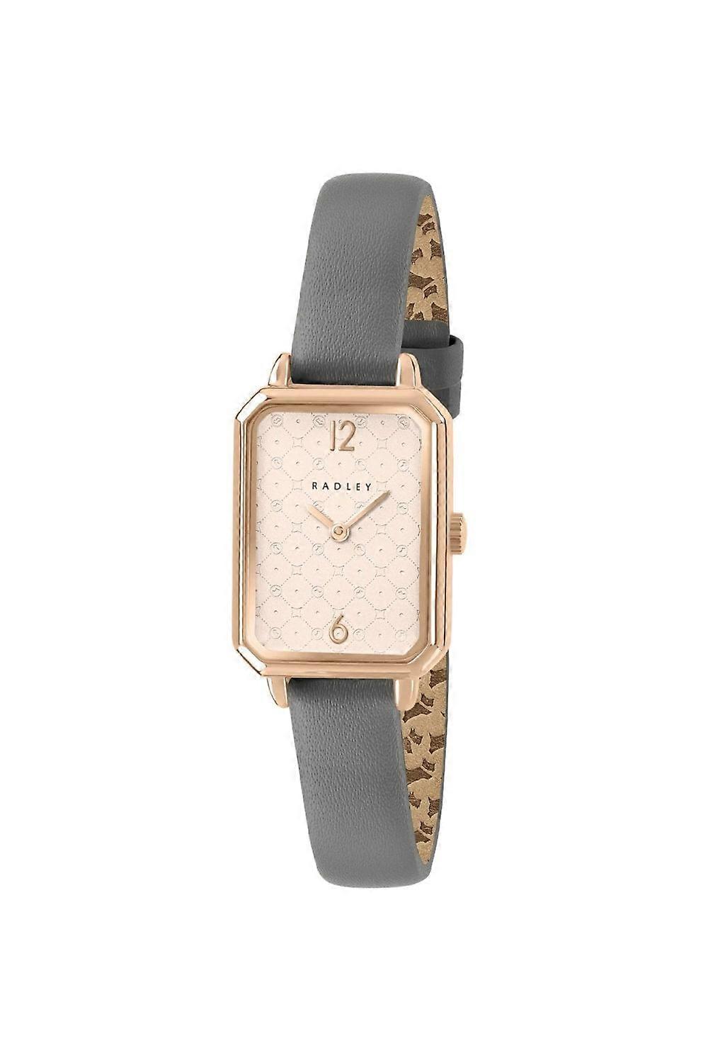Women's Radley Ladies Saxon Road Rose Gold Grey Leather Strap 20mm Watch RY21880A