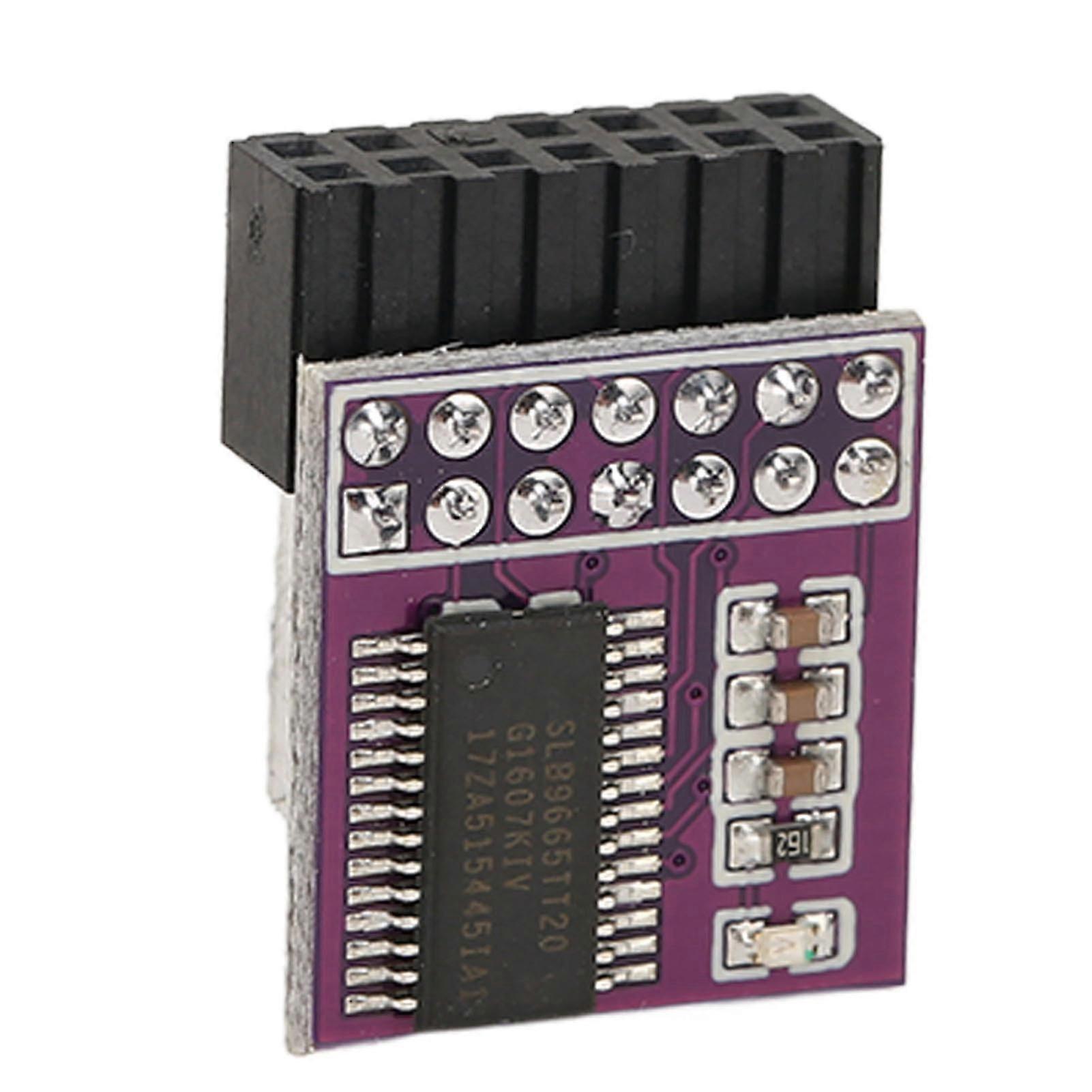 TPM 2.0 Encryption Security Module 14Pin LPC Interface for Win11 2.0 ASUS Platform Purple