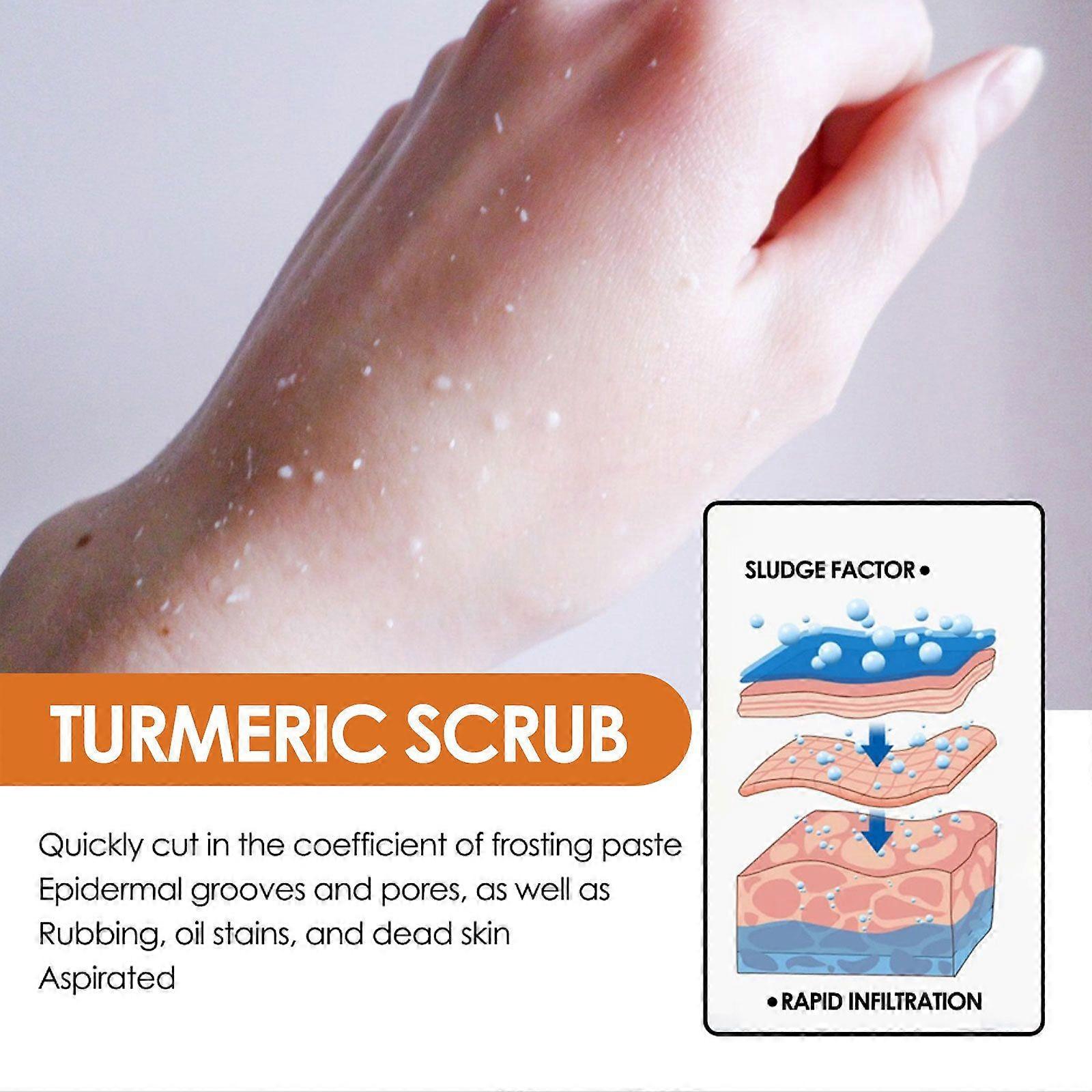 Turmeric Body Scrub Deep Cleansing Exfoliating Body Scrub 