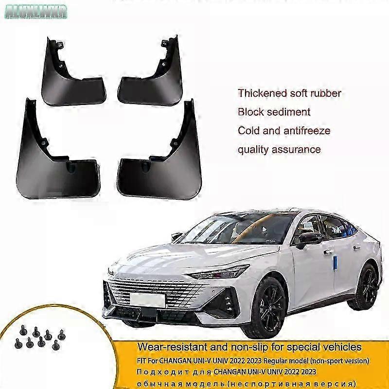 Suitable Mudguards Mud Flaps Splash Guards Fender Protector Cover Auto FIT Suitable for CHANGAN UNI-V UNIV 2022 2023 Car Accessories Auto