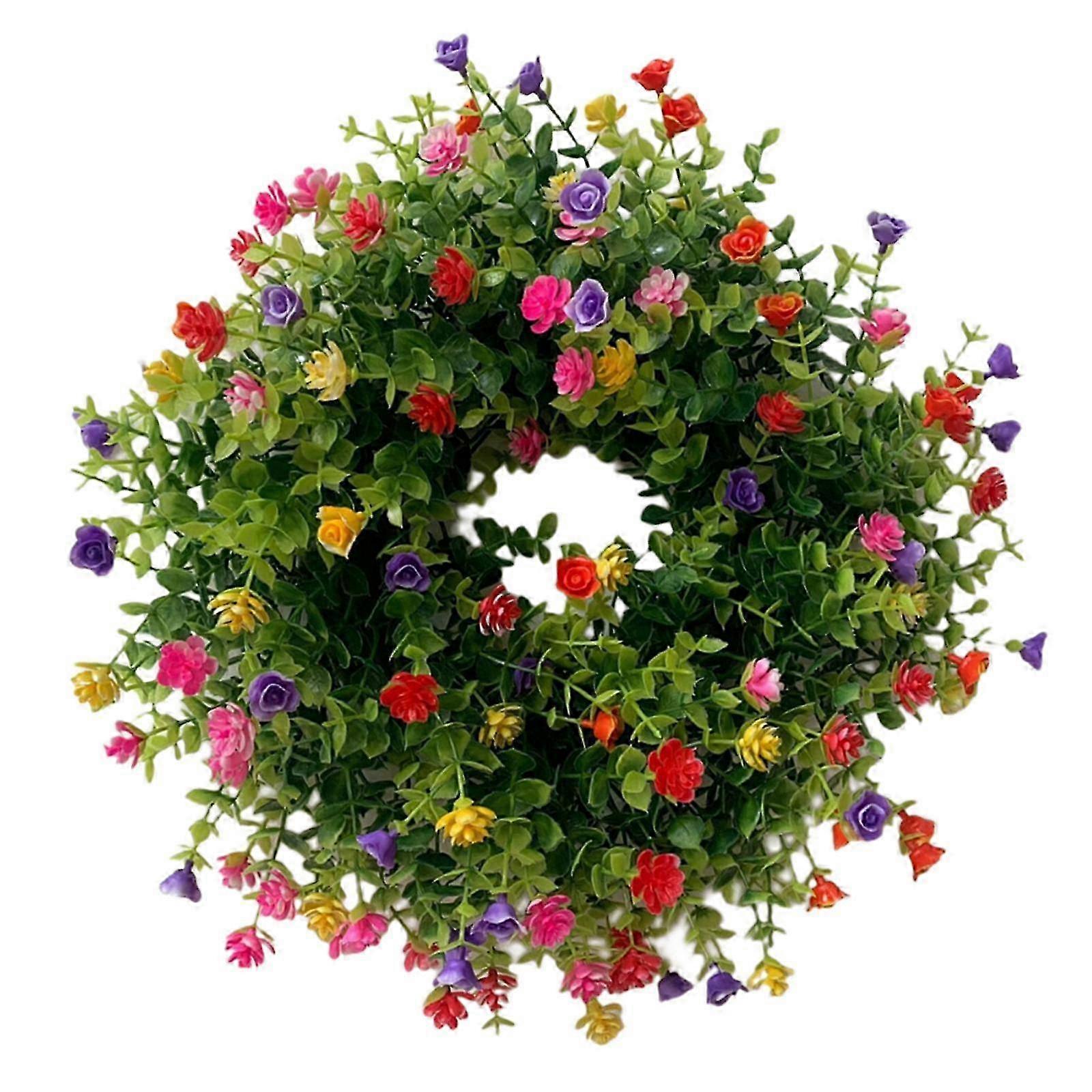 Farmhouse Welcome Door Wreath summer