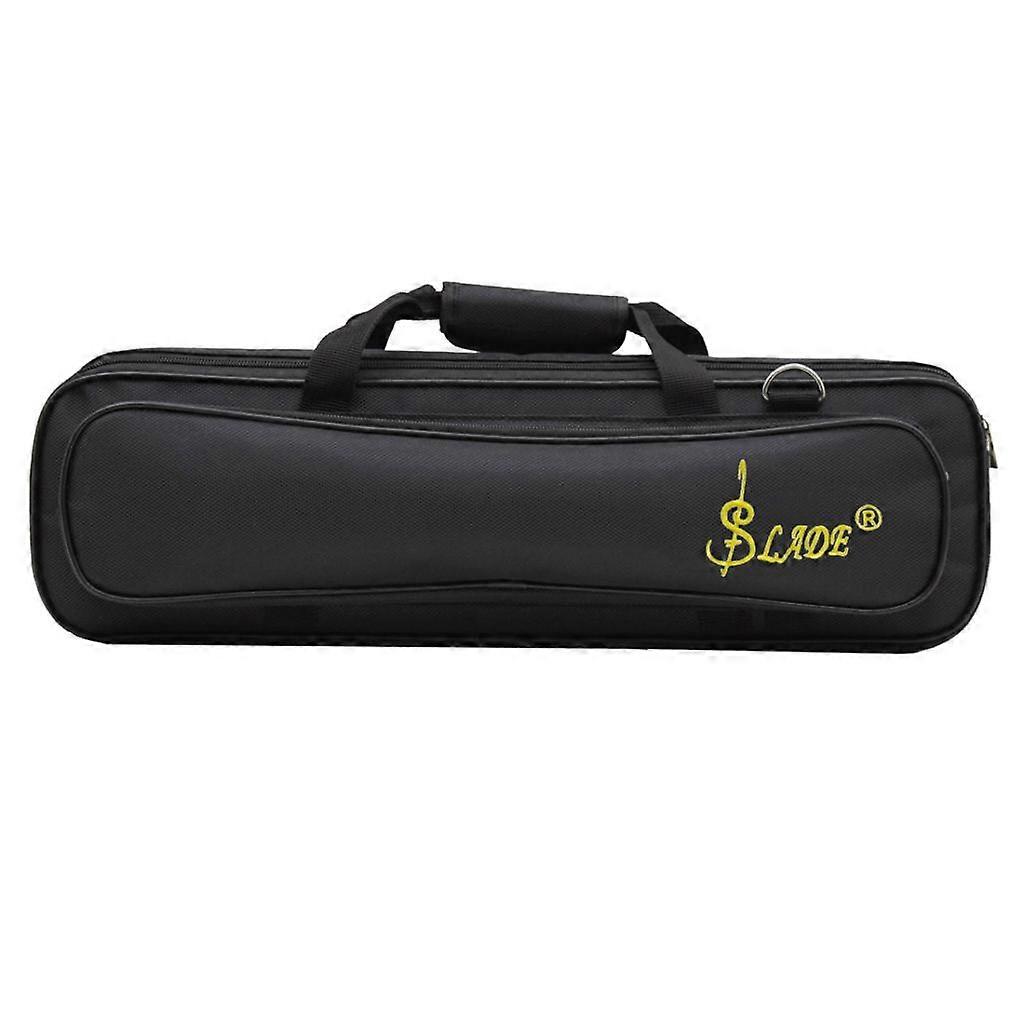 Oxford Cloth Flute Case Cover - Carring Bag with Handle Strap Plush Lining