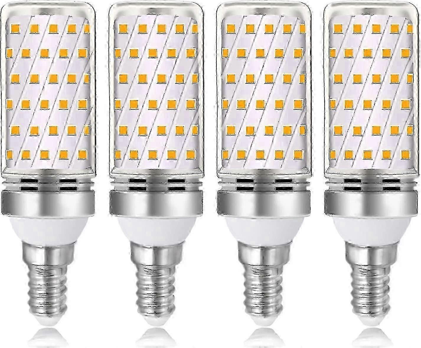 E14 16w Led Bulb Warm White 3000k 1600lm, Halogen Lamp Equivalent E14 100w 120w, Ac 230v, Non-dimmable, 4pcs