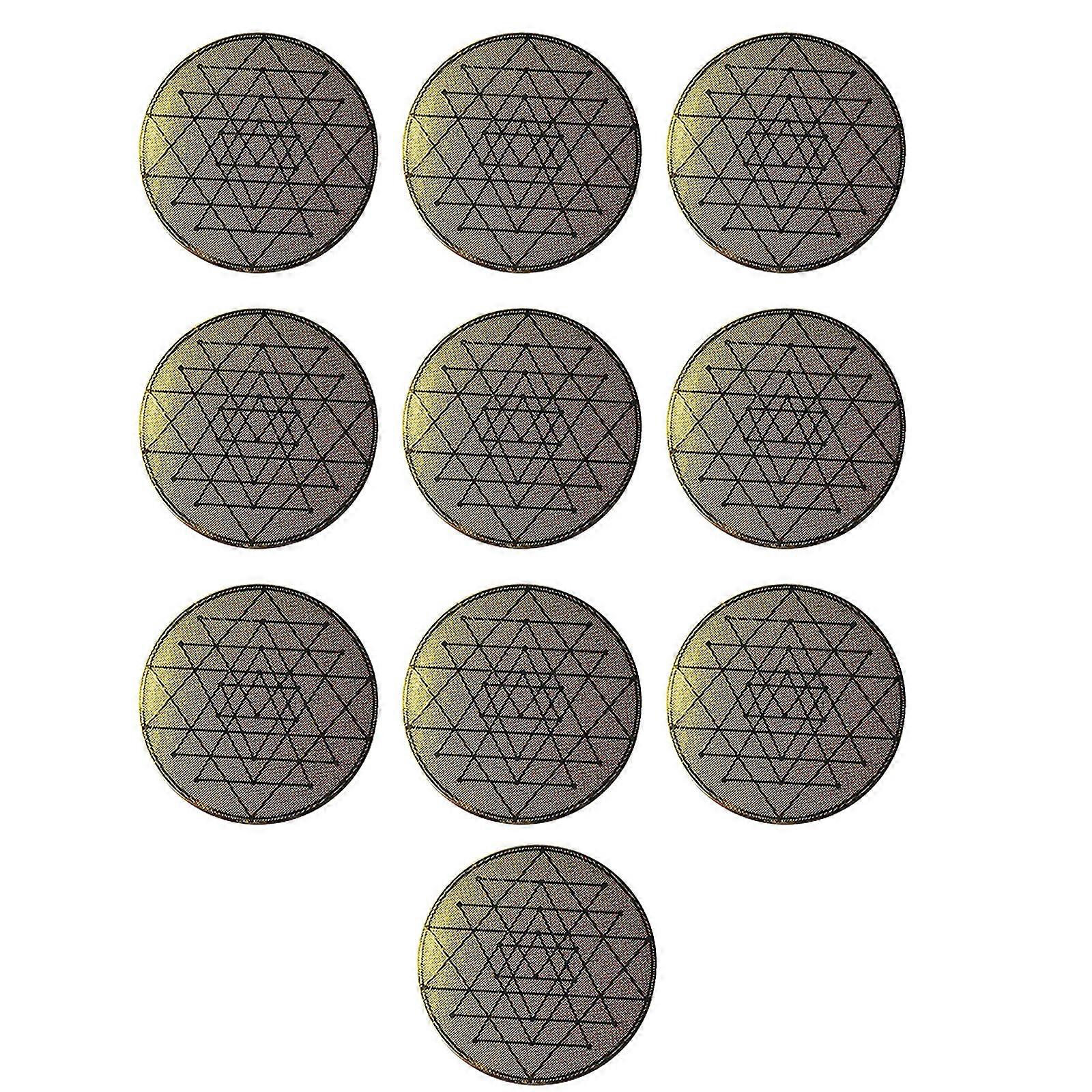 Metal Anti-Radiation Modeling Protective Sticker EMF Blocker Compatible For Laptop Computer Air Conditioner Phone Health