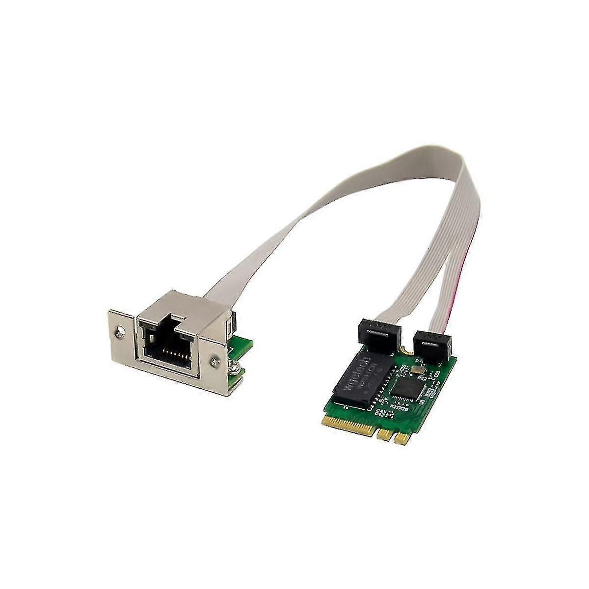 M.2a + e Rtl8111f Carte réseau Gigabit à port unique Rj45 Carte réseau Ethernet Ordinateur industriel Lan