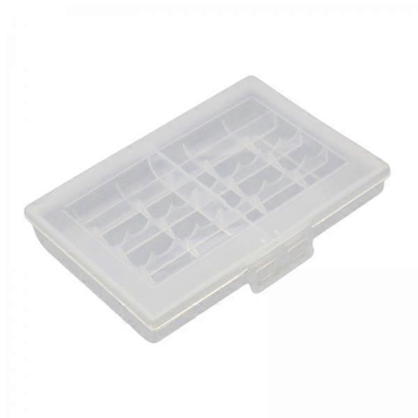 2-6pack Battery Storage Case Holds 10 AA/AAA Batteries Protective Container