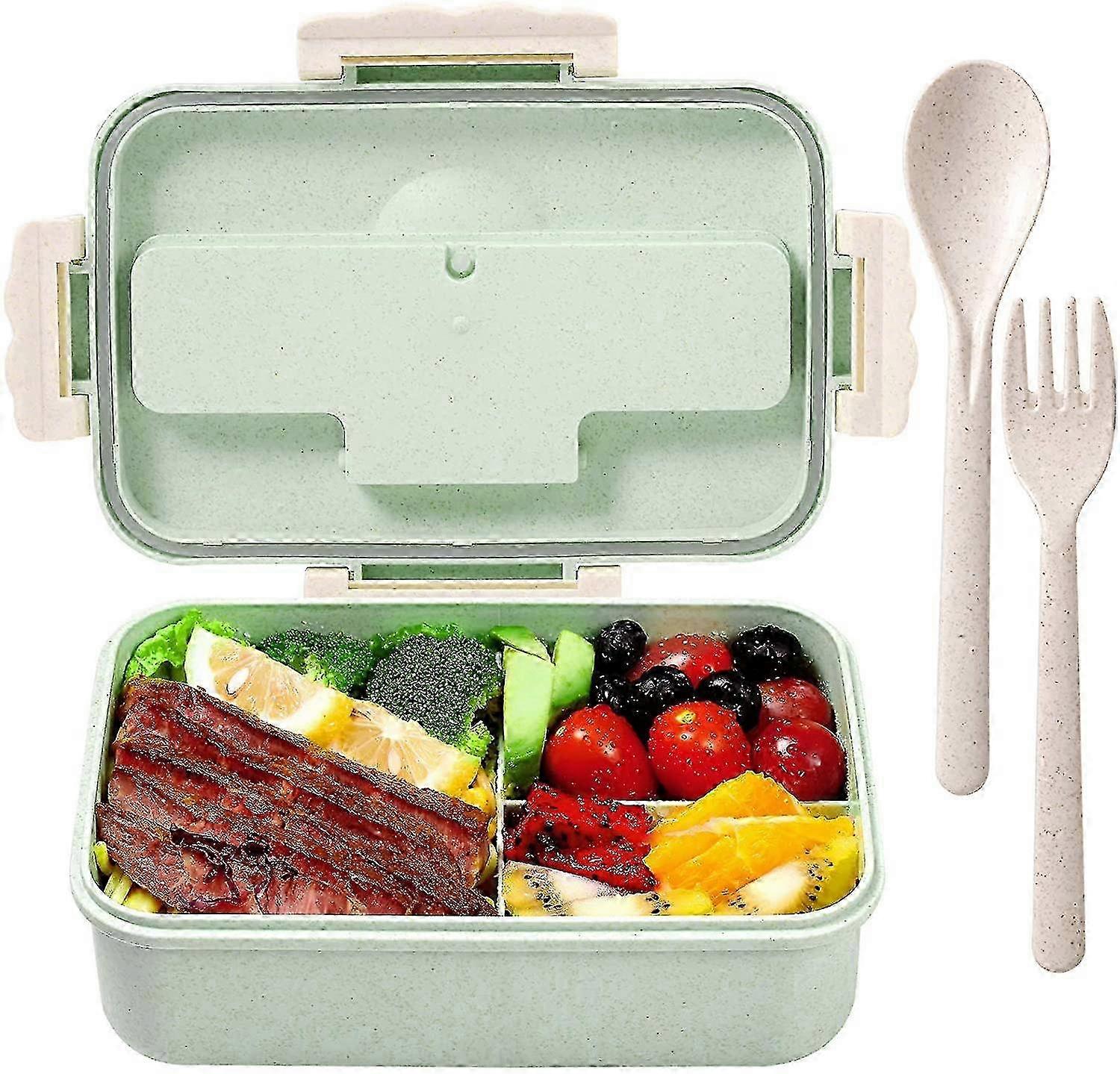 Children's Lunch Box Suitable for Kids with 3 Compartments for Easy Meal Organization and Storage