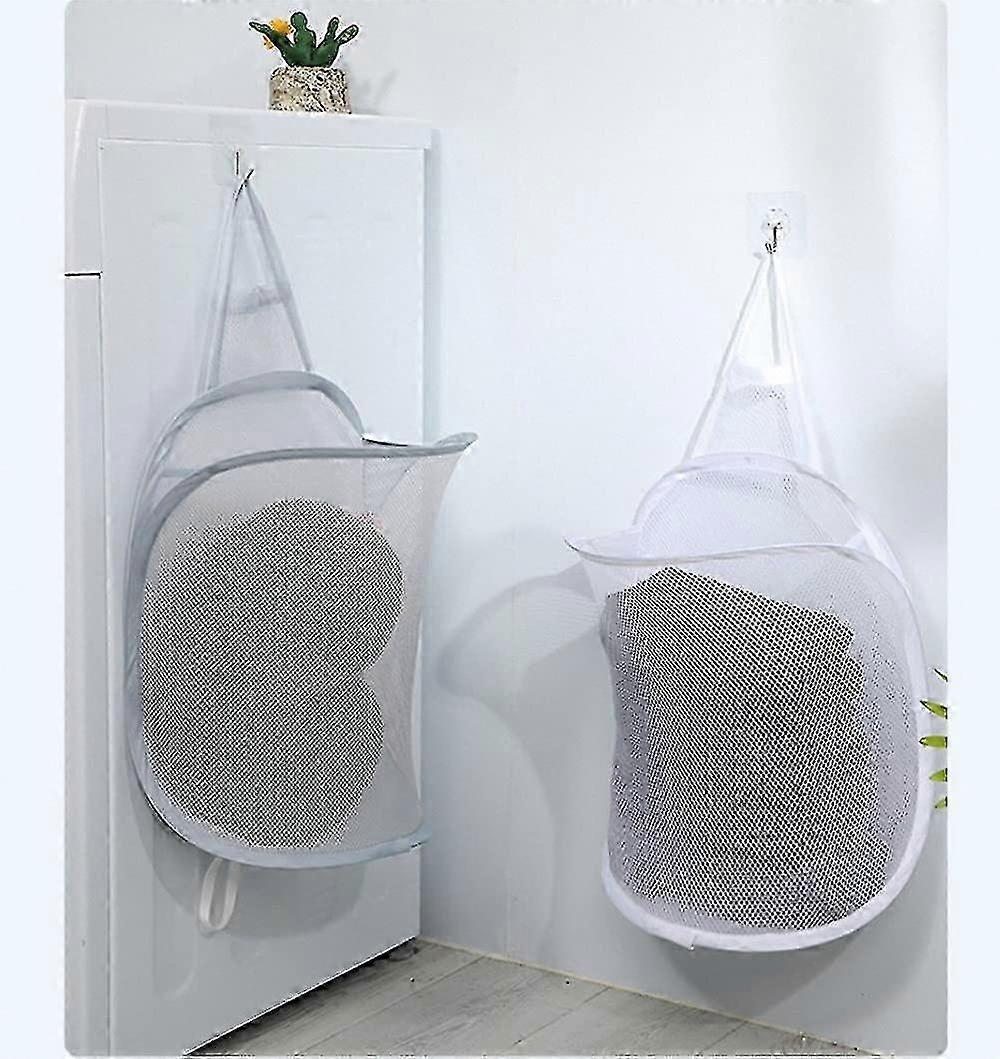 Foldable Pop-up Mesh Laundry Hamper for Dirty Clothes