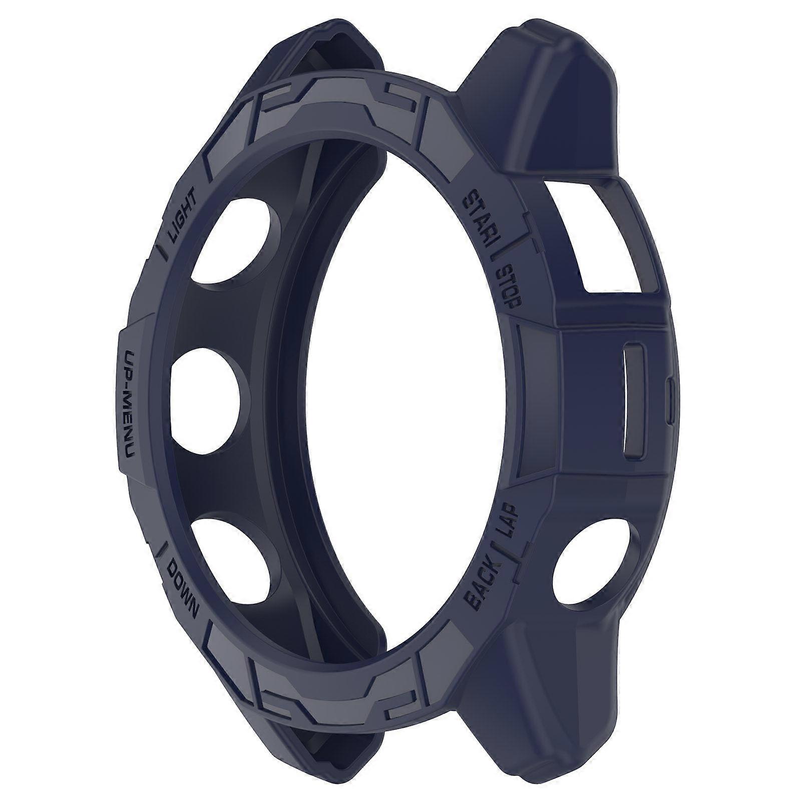 47MM Half Wrap Watch Protective Case for Garmin EPIX PRO 47MM/Garmin Fenix 7 PRO/Garmin Fenix7 (Midnight Blue)