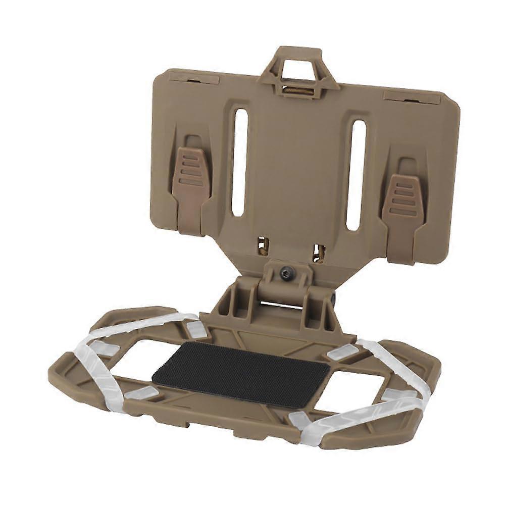 Tactical vest phone holder, Molle mount, universal chest phone board carrier, foldable navigation board for outdoor use